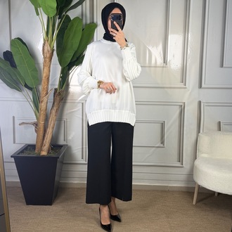Ghisa Şifon Mix Triko Tunik
