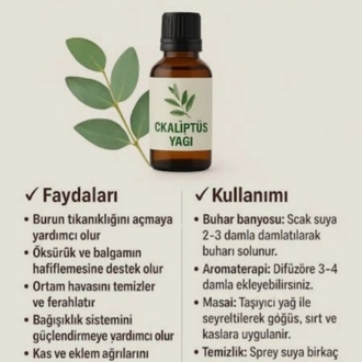 Okaliptus Uçucu Yağı 20 ml.
