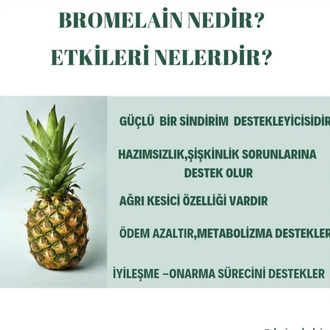 Bromelain Sirkesi Shot Boy 100 ml.