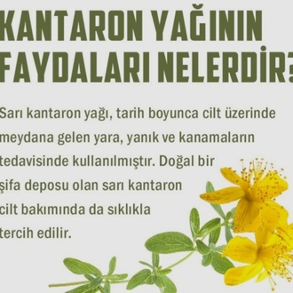 Kantaron Yağı 50 ml.