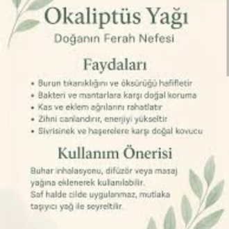 Okaliptus Uçucu Yağı 20 ml.