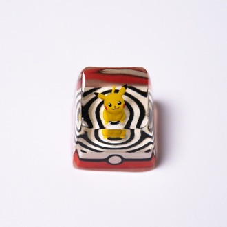 Pokeball Keycap - Pikachu