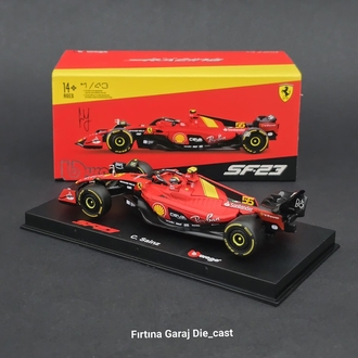 1:43 Ferrari SF23 Carlos Sainz 2023 Monza GP