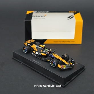 64 Spark Mclaren MCL38 Lando Noris 2024 Abu Dhabi GP Kazanan