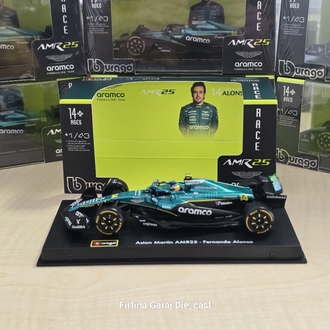 1:43 Aston Martin AMR25 Fernando Alonso 2025