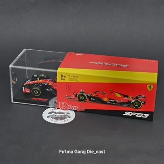 1:43 Ferrari SF23 Carlos Sainz 2023 Monza GP