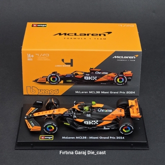 1:43 Mclaren MCL38 Lando Noris 2024