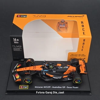 1:43 Mclaren MCL39 Oscar Piastri 2025