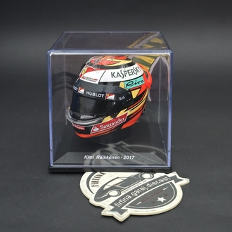 1:5 Kimi Raikkonen 2017 Kask Figürü