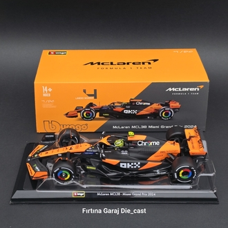 1:24 Mclaren MCL38 Lando Noris 2024
