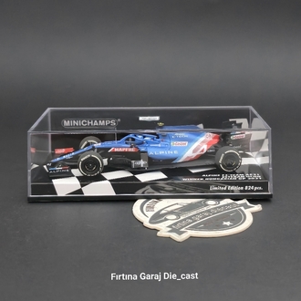 1:43 Alpine F1 A521 Ocon 2021 Macaristan GP Kazanan