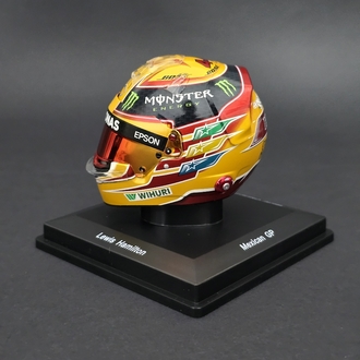 1:5 Lewis Hamilton 2017 Dünya Şampiyonu Kask Figürü