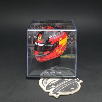 1:5 Carlos Sainz 2024 Kask Figürü 