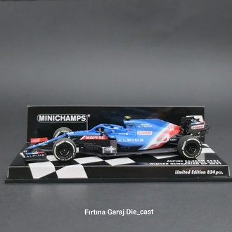 1:43 Alpine F1 A521 Ocon 2021 Macaristan GP Kazanan