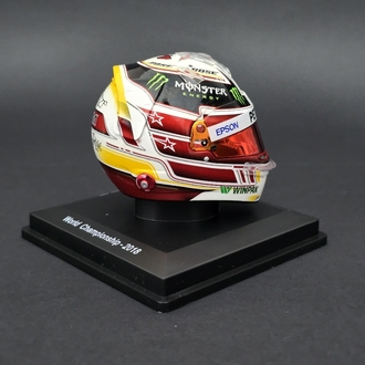 1:5 Lewis Hamilton 2018 Dünya Şampiyonu Kask Figürü