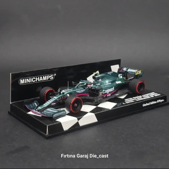 1:43 Minichamps Aston Martin AMR21 Sebastian Vettel 2021
