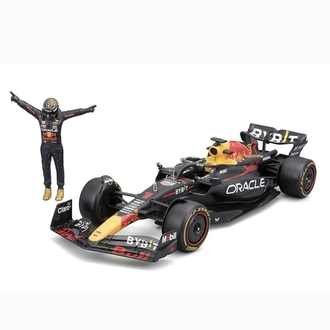 1:24 Redbull Oracle RB19 Max Verstappen 2023 Dünya Şampiyonu Figürlü Model