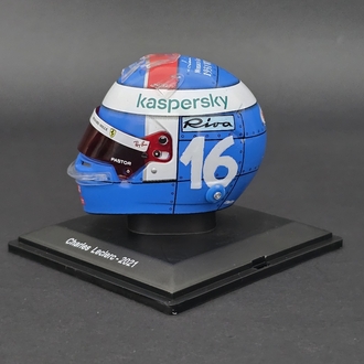 1:5 Charles Leclerc 2021 Monaco GP Kask Figürü 