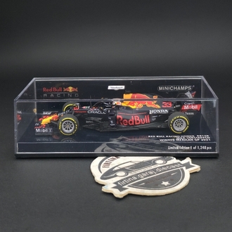 1:43 Minichamps Redbull Honda RB16B Max Verstappen 2021 Dünya Şampiyonu