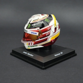 1:5 Lewis Hamilton 2018 Dünya Şampiyonu Kask Figürü