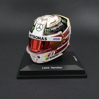 1:5 Lewis Hamilton 2018 Dünya Şampiyonu Kask Figürü