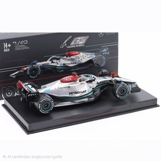1:43 Mercedes AMG W13 George Russell 2022