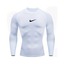 Nike Beyaz Uzun Kollu Compression T-Shirt