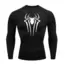 Spider-Man Siyah Uzun Kollu Compression T-Shirt