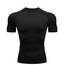 Baskısız Siyah Kısa Kollu Compression T-Shirt
