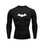 Batman Siyah Uzun Kollu Compression T-Shirt