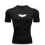 Batman v2 Siyah Kısa Kollu Compression T-Shirt