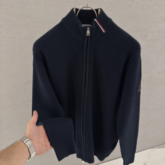 MONCLER İthal Full Zip Triko (Lacivert)