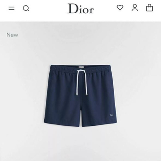 DIOR İthal Deniz Şortu (Lacivert)