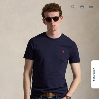 RLP Premium T Shirt (Slim-Fit Lacivert)