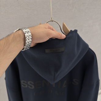 ESSENTIALS Premium Hoodie (Lacivert)