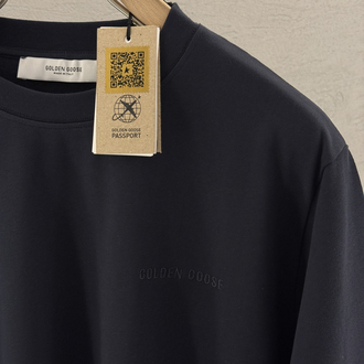 GOLDEN GOOSE Premium T Shirt (Lacivert-Oversize)