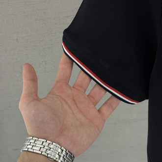 MONCLER Premium Polo Yaka (Siyah-Slim Fit)