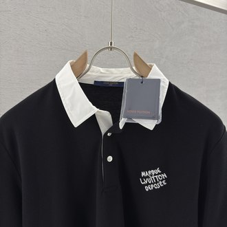 LOUIS VUITTON Premium Polo Yaka (Siyah)