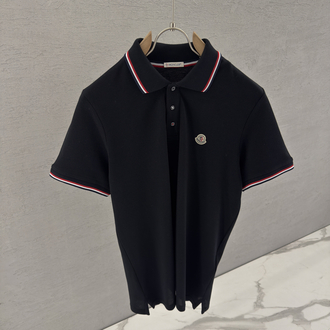 MONCLER Premium Polo Yaka (Siyah-Slim Fit)