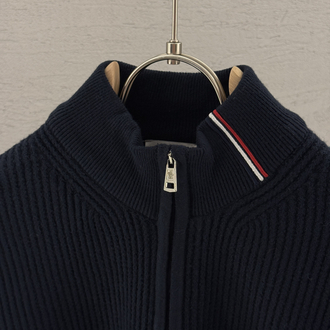 MONCLER İthal Full Zip Triko (Lacivert)