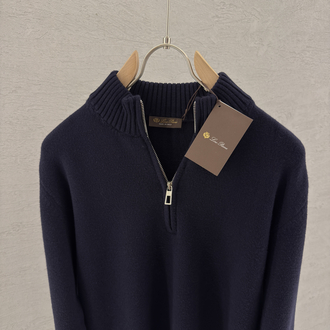 LORO PIANA Premium Half Zip (Lacivert)