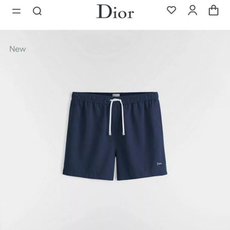DIOR İthal Deniz Şortu (Siyah)