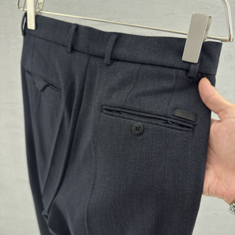 PRADA İthal Kumaş Pantolon (Regular Kalıp-Lacivert)