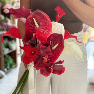 Red antoryum-calla