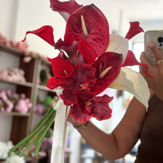 Red antoryum-calla