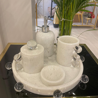 Mermer 5’li Banyo seti 