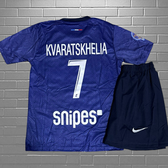 PSG Lacivert Kvaratskhelia Çocuk Forması