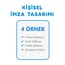 Kişisel imza tasarımı (4 örnekli)