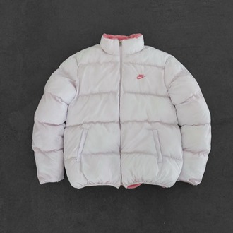 Nakışlı çift taraflı oversize kalıp kürklü mont