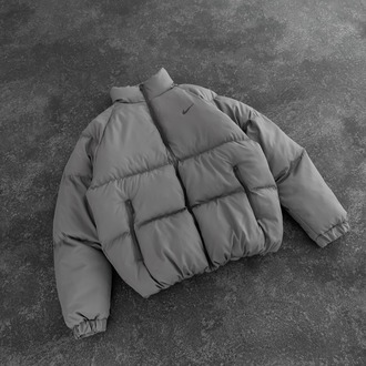 Oversize kalıp puffer mont